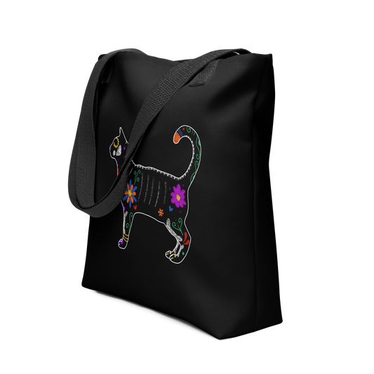Eustache - Black Tote bag V2