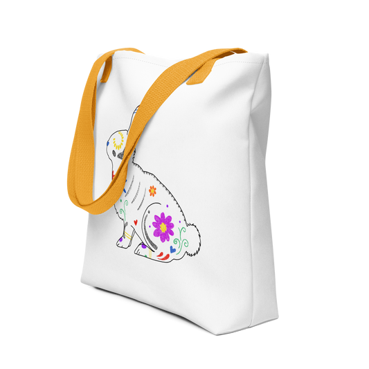 Roger - White Tote bag V2