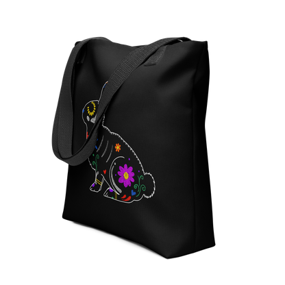 Roger - Black Tote bag V2