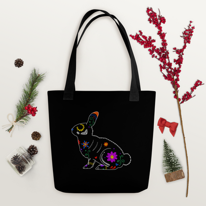 Roger - Black Tote bag V2