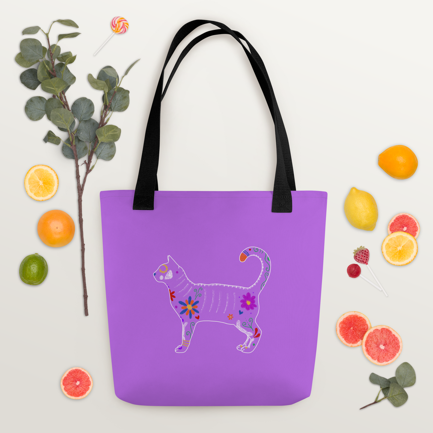 Eustache - Violet Tote bag V2