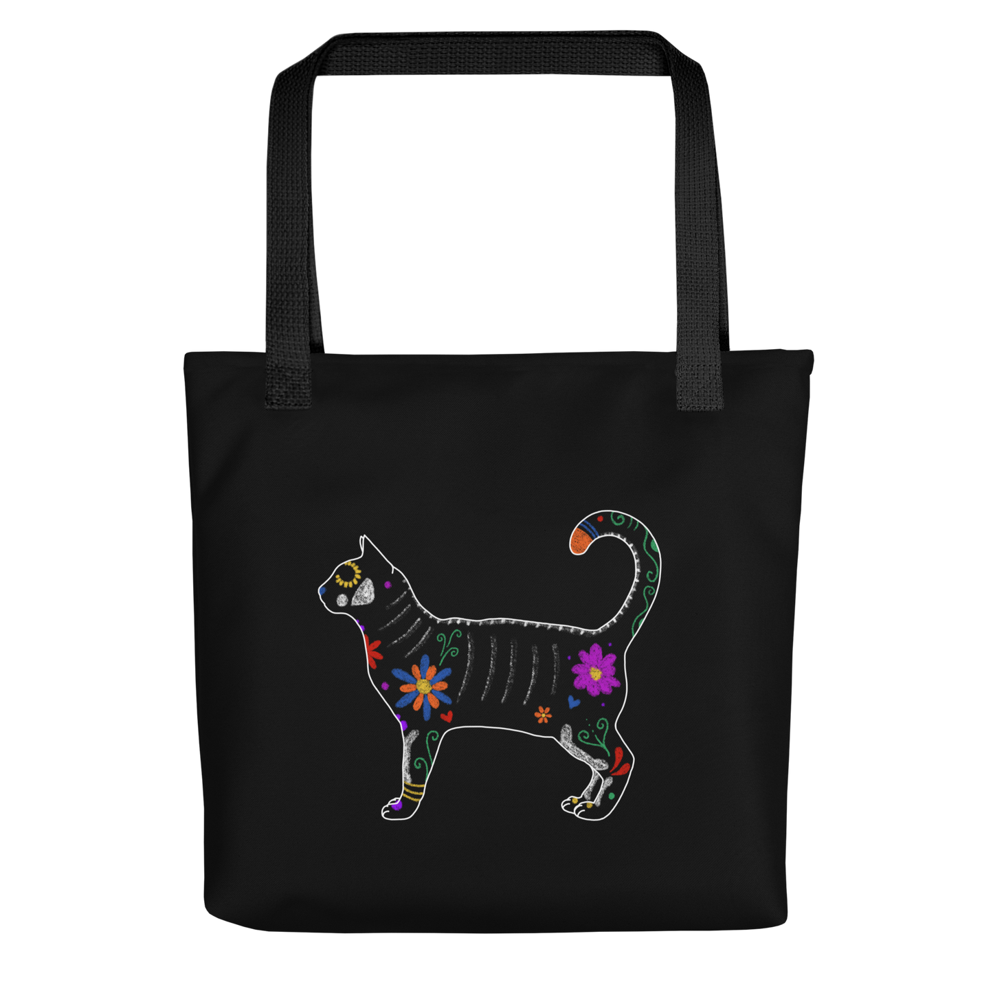 Eustache - Black Tote bag V2