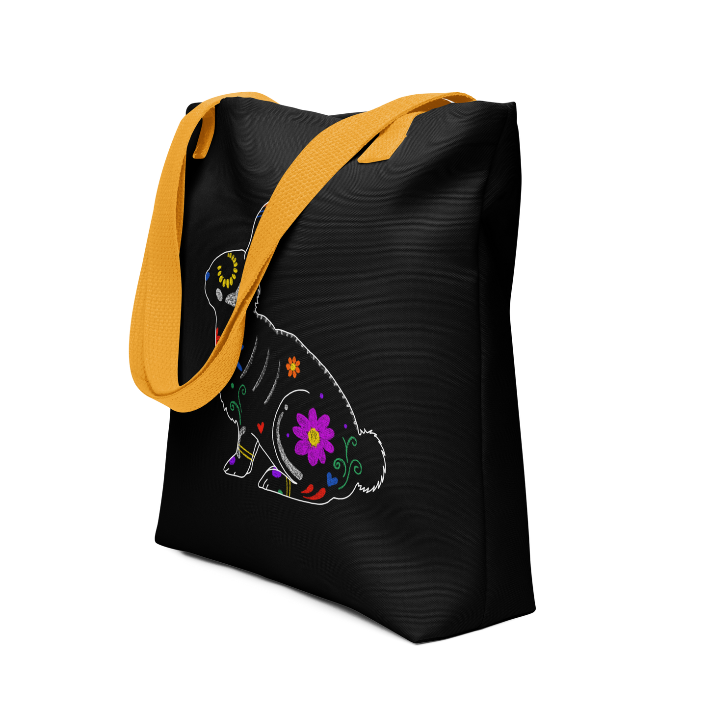 Roger - Black Tote bag V2