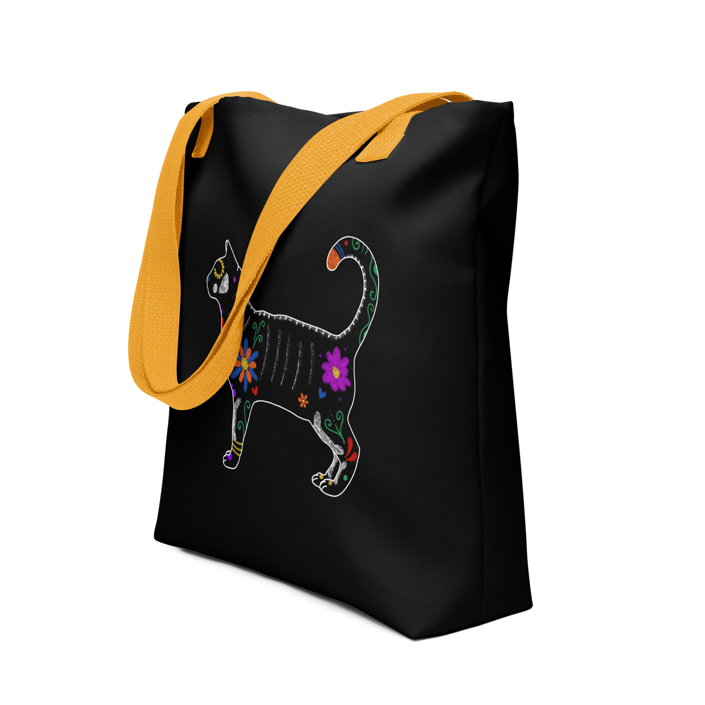 Eustache - Black Tote bag V2