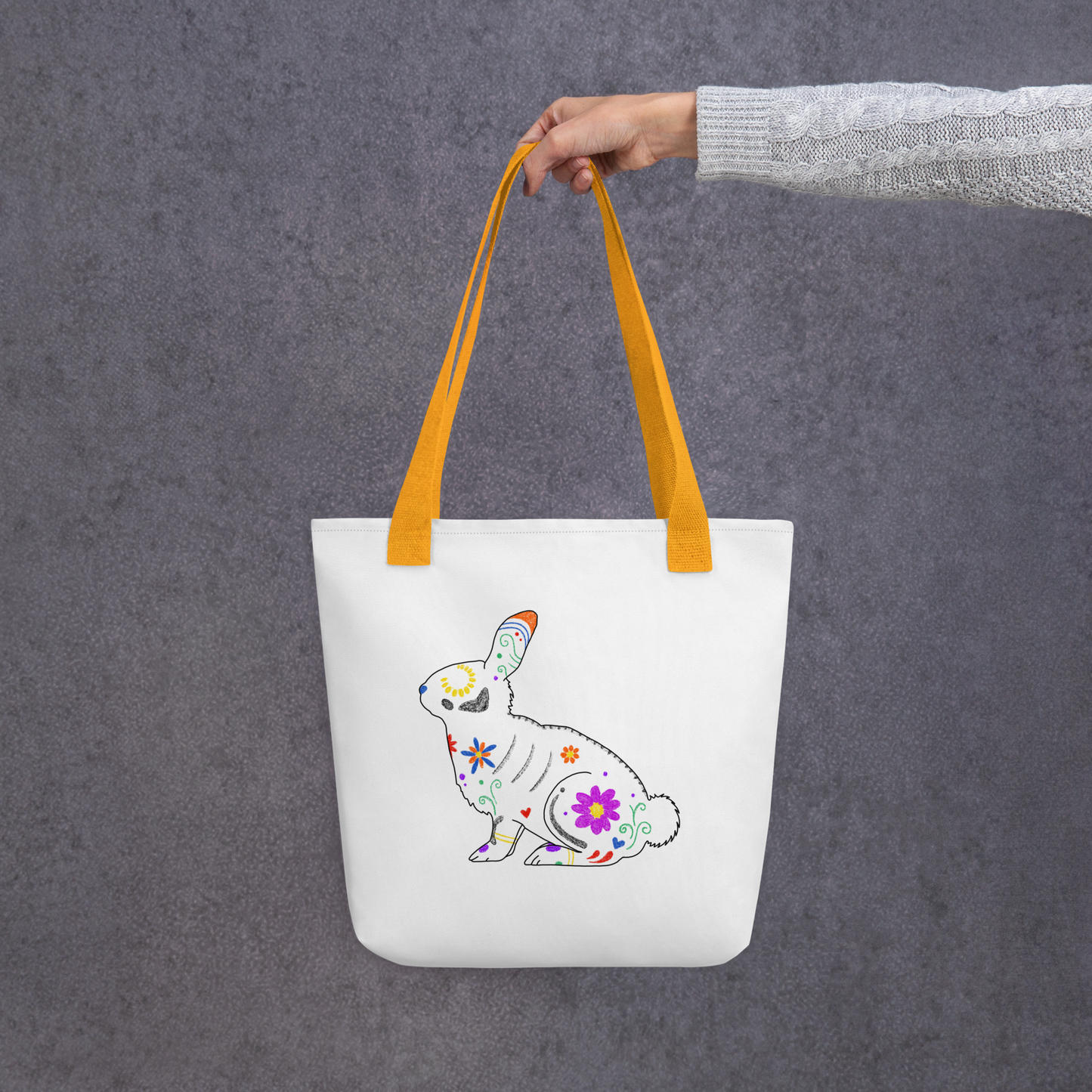 Roger - White Tote Bag V2